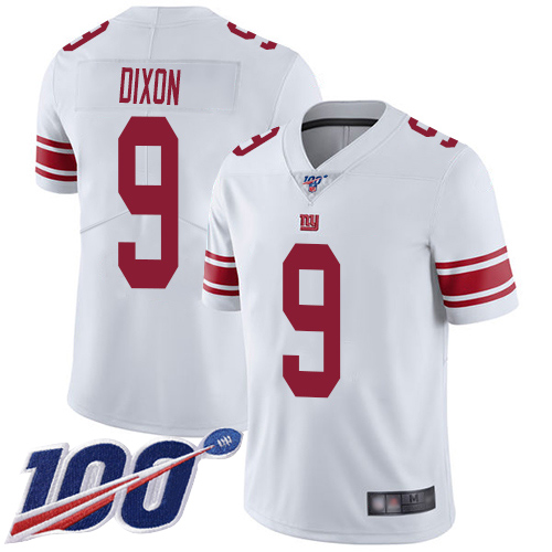 Men New York Giants 9 Riley Dixon White Vapor Untouchable Limited Player 100th Season Football NFL Jersey